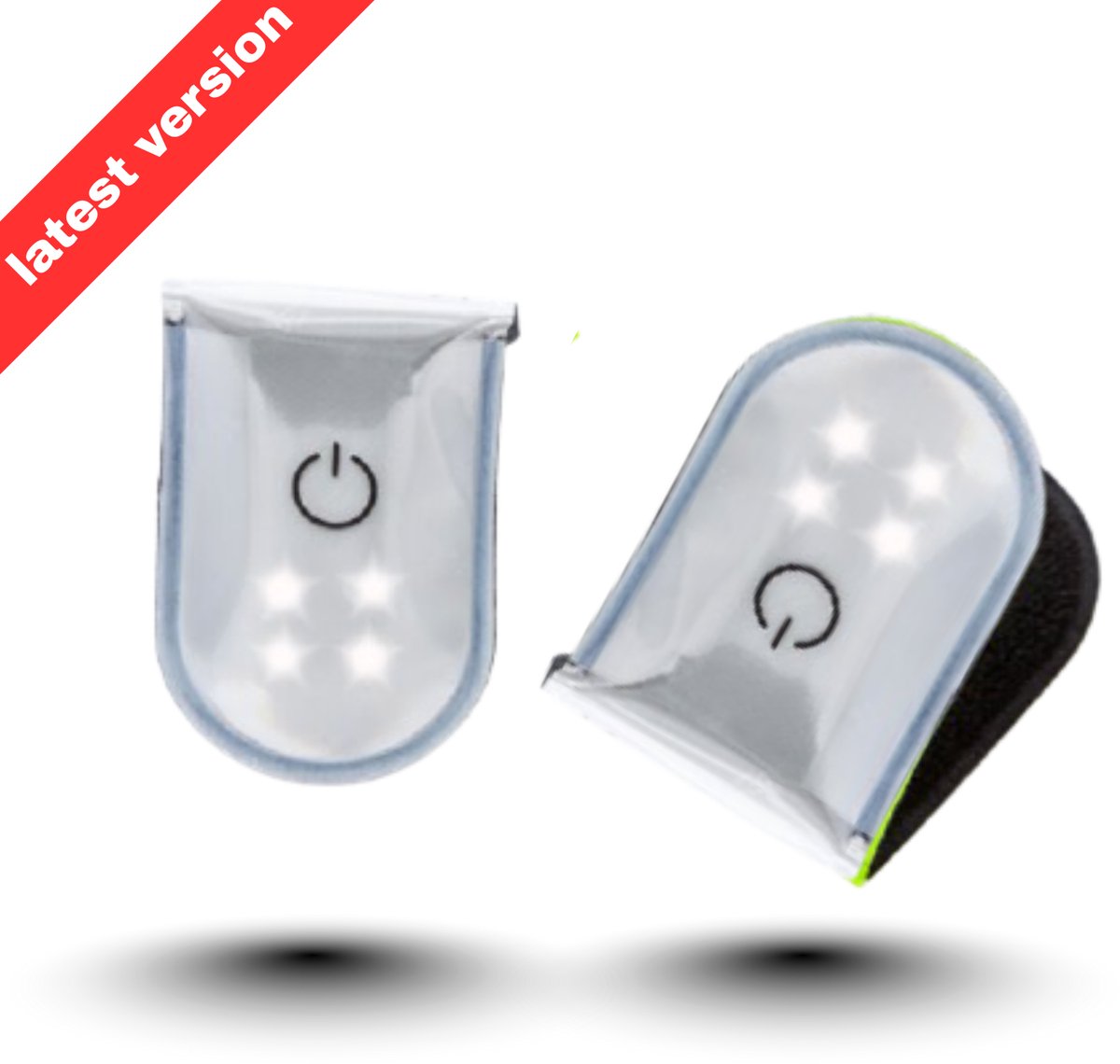 GlowForce LED Magnetic Clip Set (Wit Licht, Set van 4)