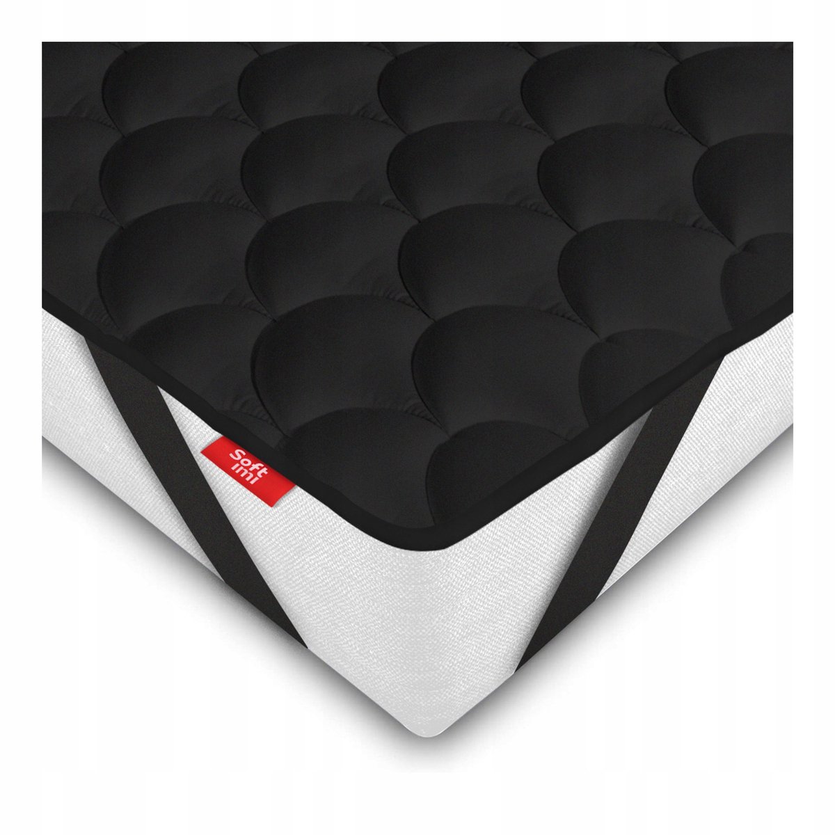 Zwarte Topper Matras 140x200 cm - Comfort & Bescherming