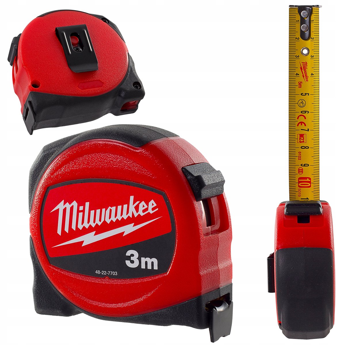 Milwaukee Rolbandmaat 3m x 16mm - Robuust & Nauwkeurig