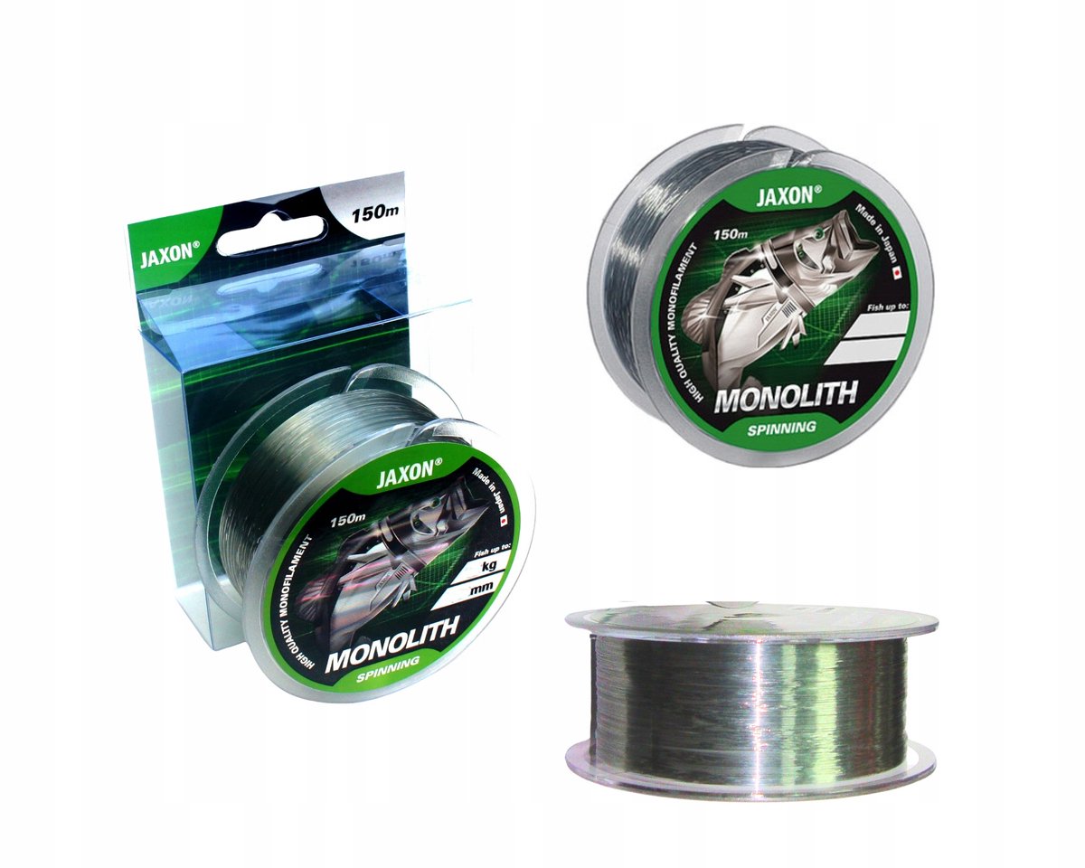 Jaxon Monolith Spinning Vislijn 0,30 mm 150 m - Kristalhelder en sterk