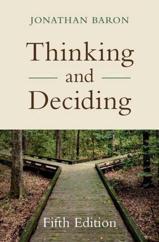 Thinking and Deciding - cover