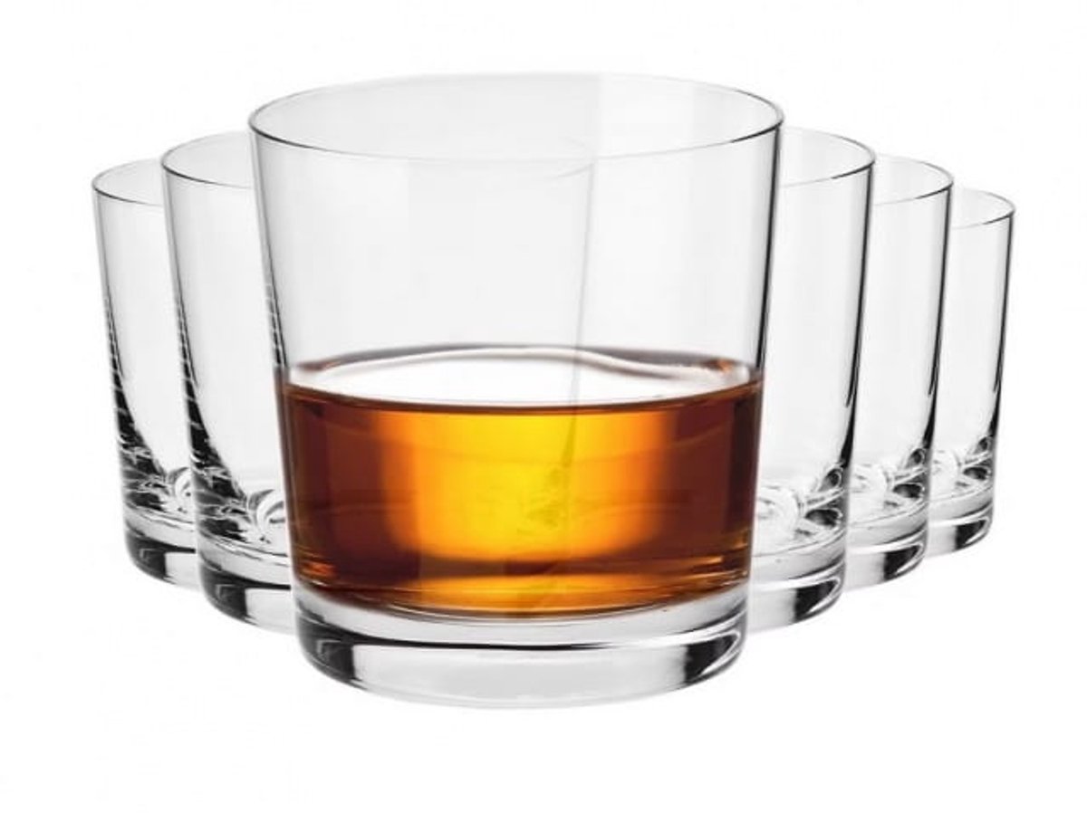 Krosno DIVINE Whiskyglazen 430 ml - Set van 6