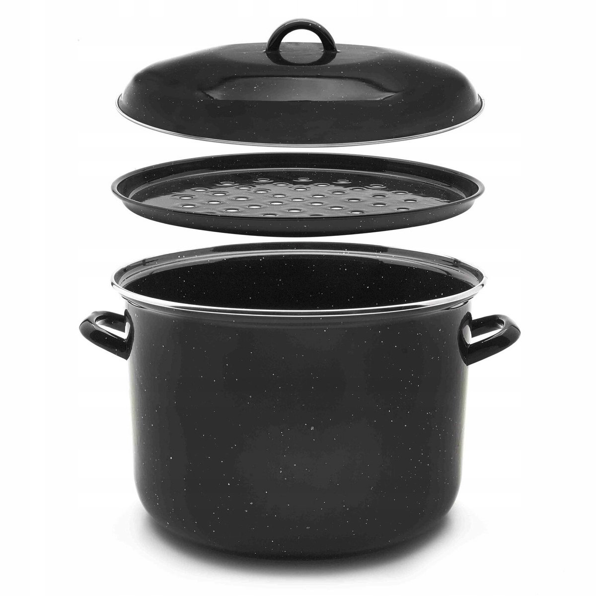 Tadar Grote Emaille Stoofpan 15L - Diameter 30cm