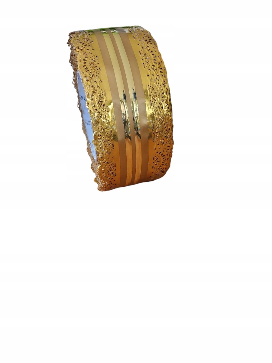 Gouden PP Polypropyleen Lintset Kant - 6 cm Breedte