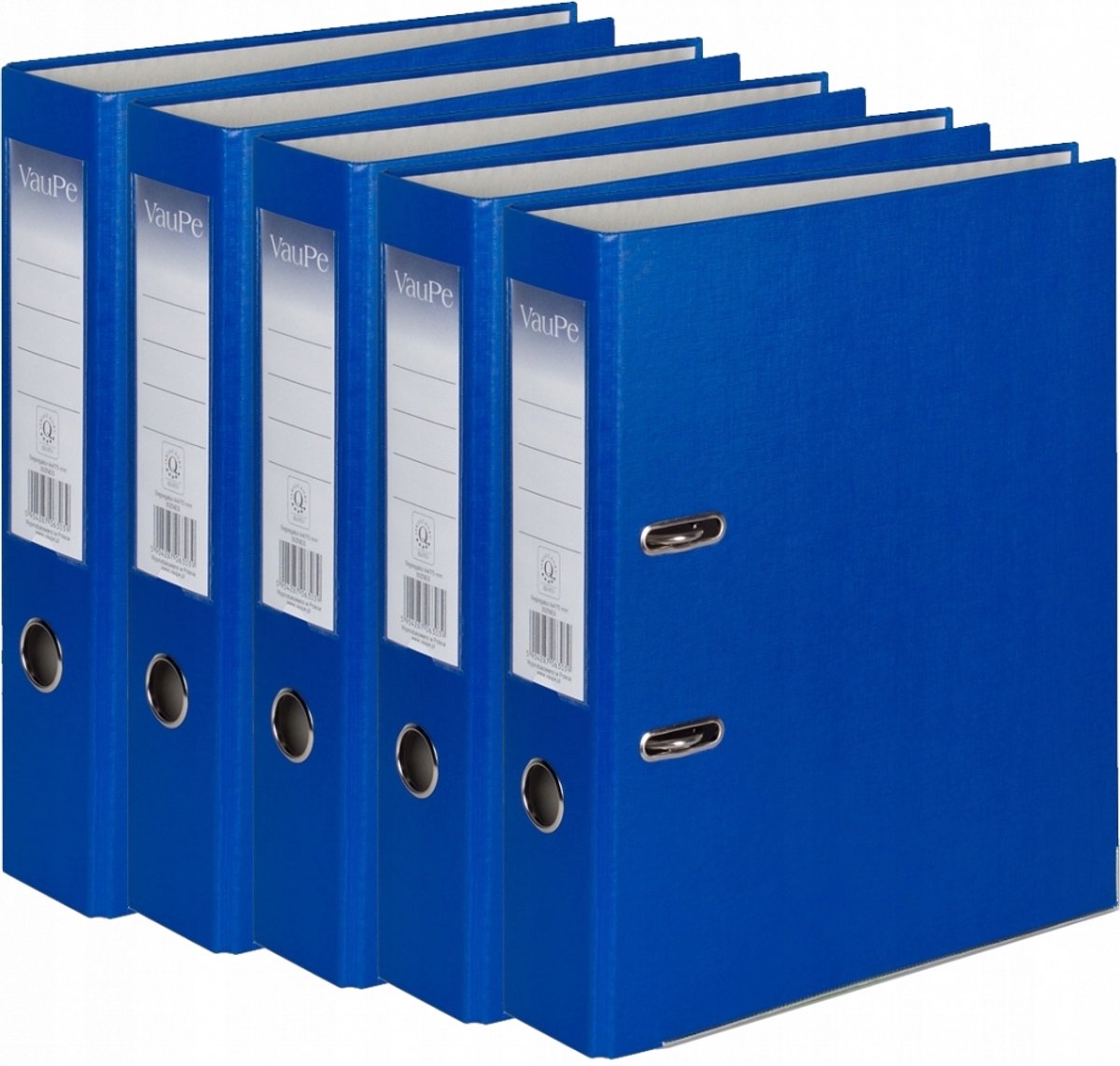 VauPe Map A4 75mm Blauw - 5 Stuks