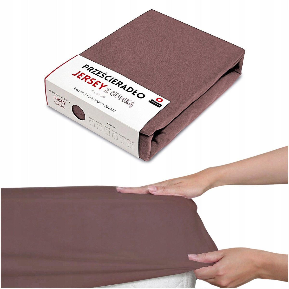 Jersey Hoeslaken 120x200 cm Katoen met Elastiek - Roze