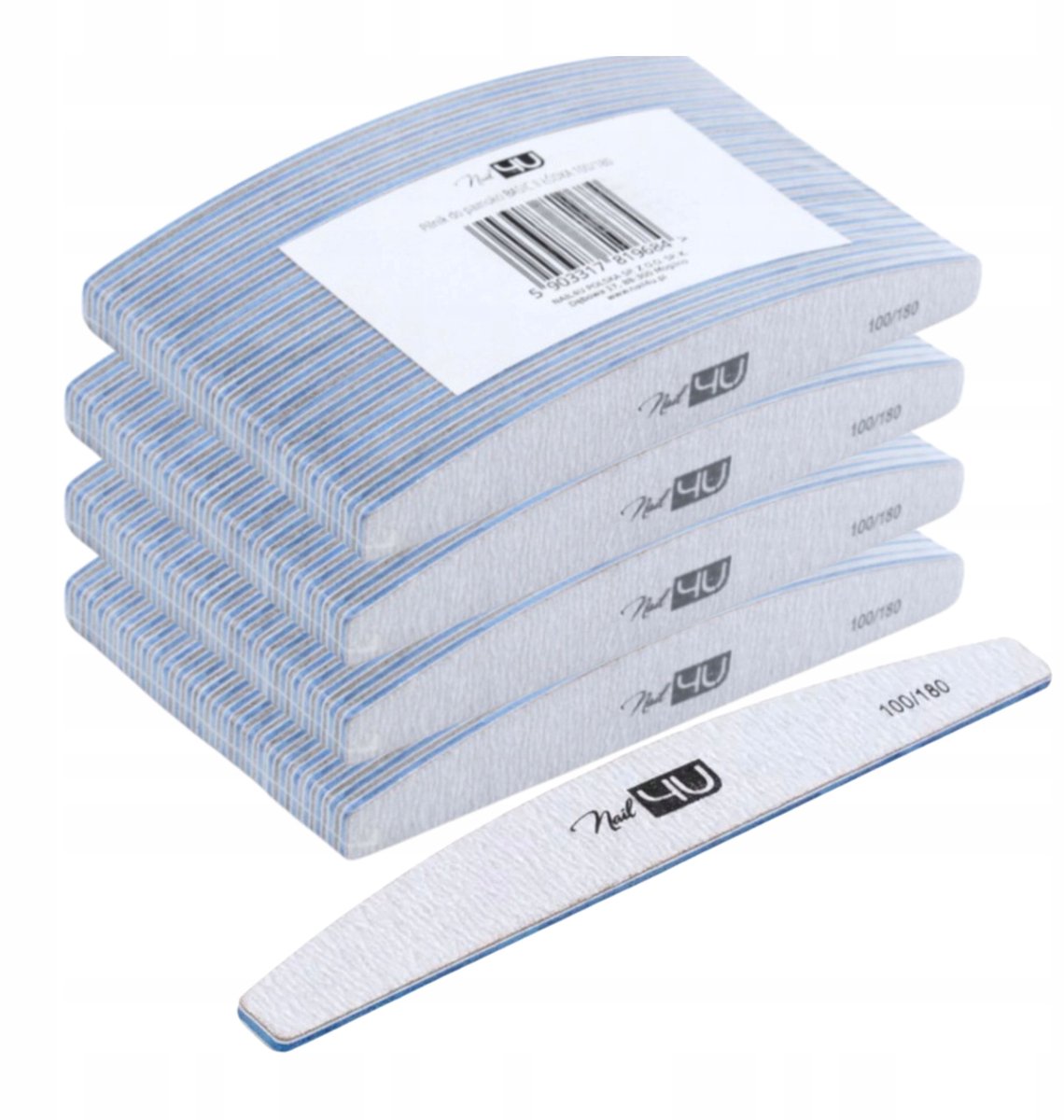 100x Nagelvijlen 100/180 Grit - Professioneel & Hygiënisch