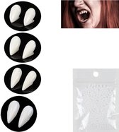 6 Paires De Dents De Vampire - 3 Tailles - Dents De Vampire