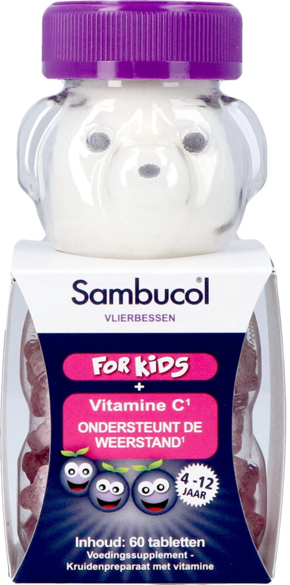 Sambucol Kids - 2 x 60 kauwtabletten - Voordeelverpakking