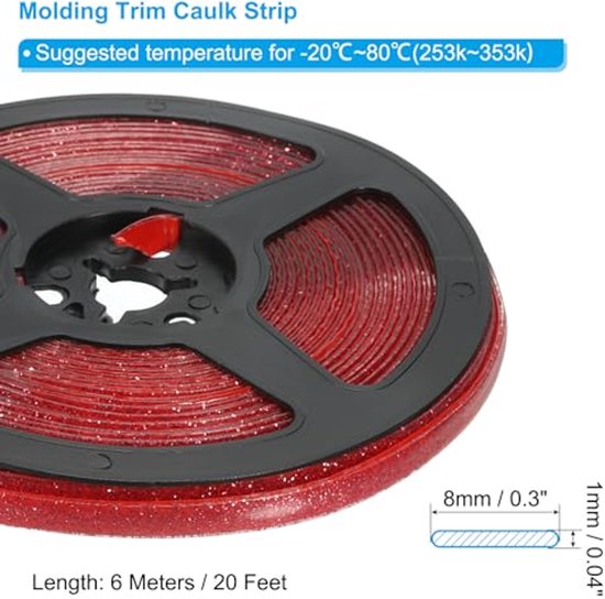 Caulking Strip 20 m - Waterproof Peel and Stick - Flexibel en Duurzaam ...