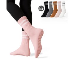 5 paar Pilates antislipsokken (unisex)
