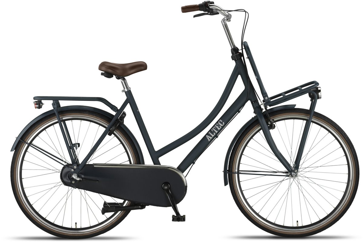 Altec Transportfiets dames Vintage 28 Inch 50 cm Dames 3V Terugtraprem Jeansblauw