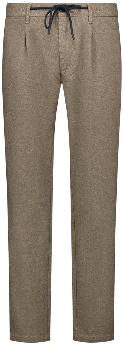 NZA - Bruine katoenen stretch broek