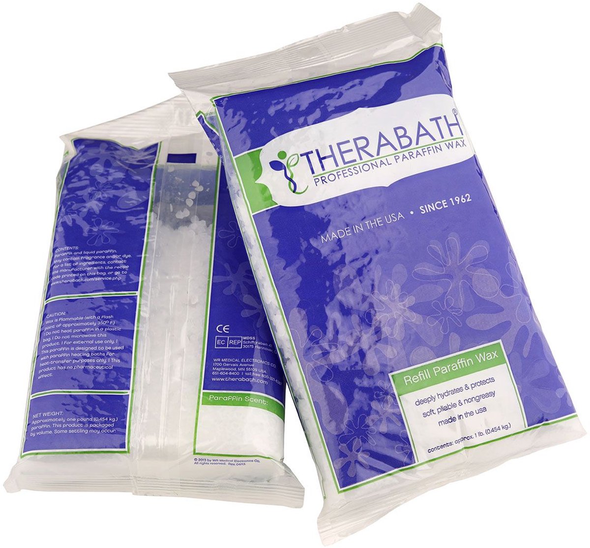 Therabath - Navulling Paraffine Geurvrij 6x 0,45 kg zakjes - Warmtemiddelen