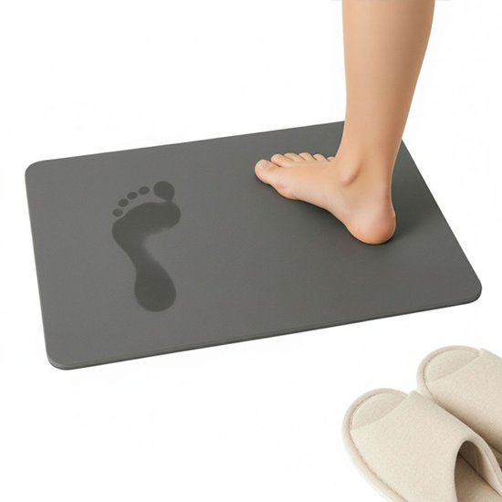 Absorberende Badmat - Diatomite Mat Antislip - Douchemat Sneldrogend - Water Absorberend - 39x60cm - Löwenthal