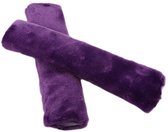 Housse de ceinture de sécurité - Housses de ceinture de sécurité violettes en peluche (2 pièces) - Coussin de ceinture de sécurité - Produits Kasey