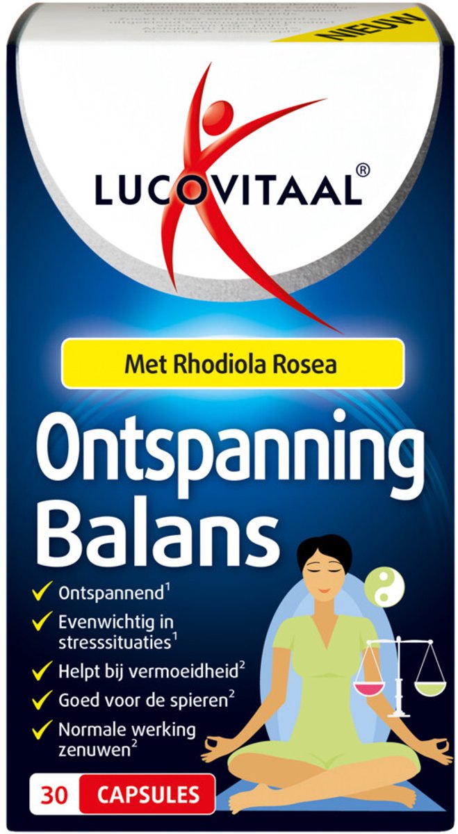 Lucovitaal - Ontspanning Balans - 3 x 30 capsules - Voordeelverpakking