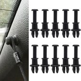 4 stuks Hoedenplankclips passend, set bevestigingsclips voor