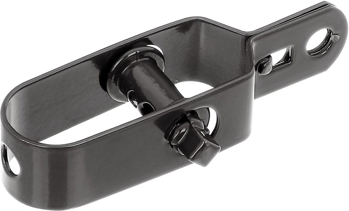 Alberts 834777 Draadspanner | verzinkt, antraciet kunststof gecoat RAL 7016 | maat 2 | lengte 100 mm | Set van 50