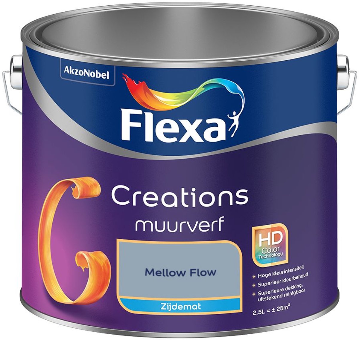 Flexa Creations Muurverf Zijdemat Mellow Flow 2,5 L