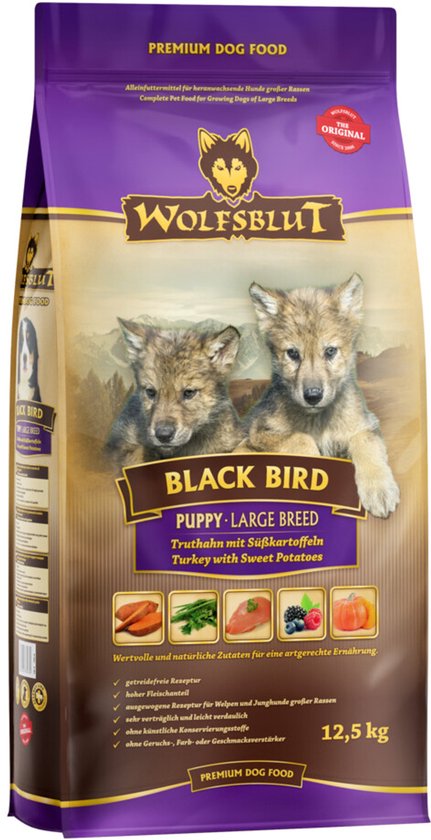 Wolfsblut Black Bird Puppy Large Breed - 12,5 kg