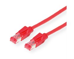 DÄTWYLER S/FTP Patchkabel Cat.6 (Class E), CU 7702 flex LS0H, Hirose TM21, rood, 3 m