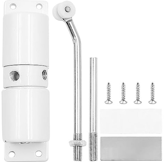 Verrou Tubulaire Réglable Pour Porte Intérieure – 60/70 Mm, Noir, Alliage De Zinc