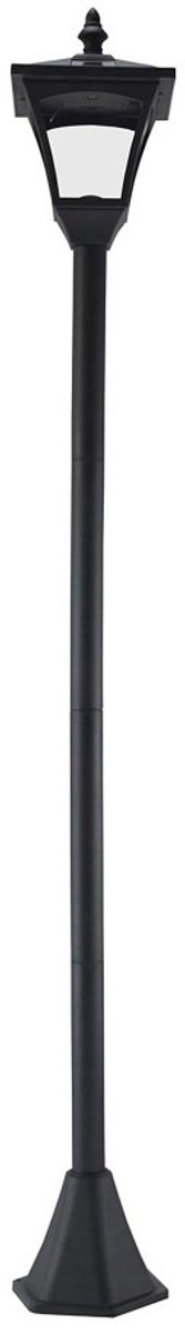 1x Staande Lamp voor Buiten - Tuinlantaarn met LED Solar - IP44 Waterdicht - 15x15x120 cm 