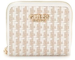 GUESS portemonnee Phaedra SLG Zip Around Wallet White Multi wit