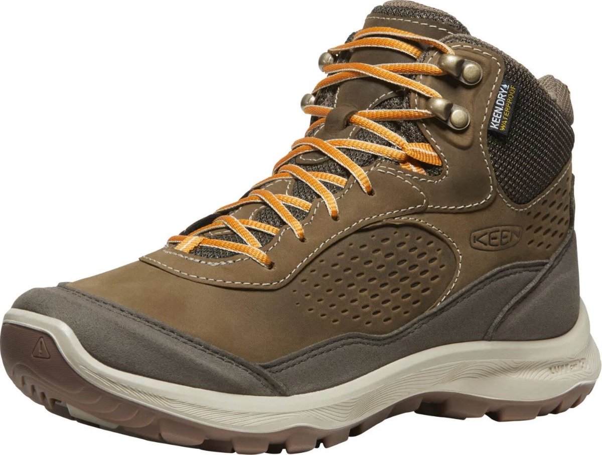 Leren damesschoenen Keen Wmns Terradora Explorer Mid Wp Canteen/curry Bruin