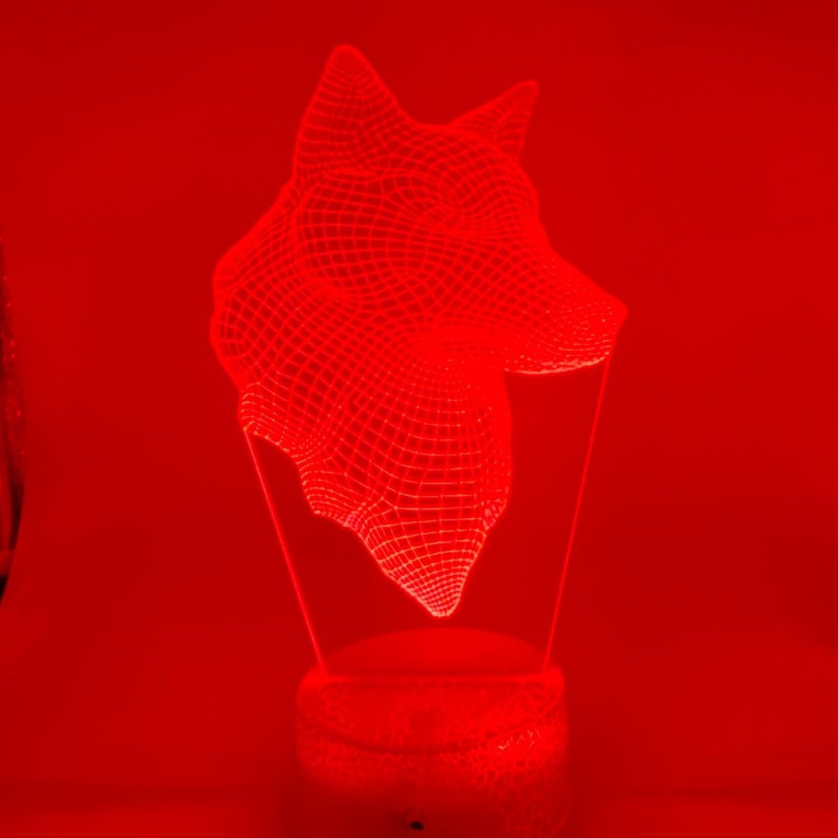 3D LED LAMP - WOLF