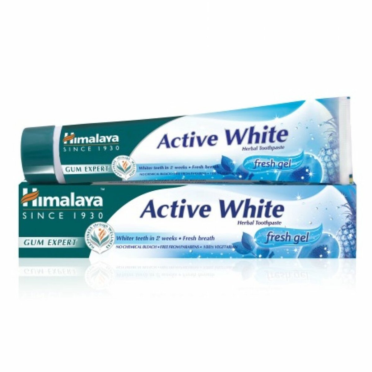 Himalaya Herbals Kruidentandpasta Active White - 3 x 75 ml - Voordeelverpakking