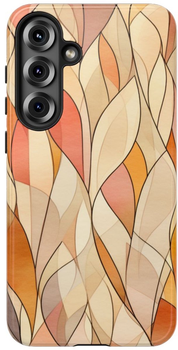 Aquarel Herfstbladeren Patroon – Telefoonhoesje Geschikt voor Samsung Galaxy S25 Plus