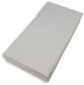 Hoeslaken Tuur® 90x210 - 100% Coton Bio - Gris Timeless - Certifié GOTS - Pour Matelas de 20 à 30 cm