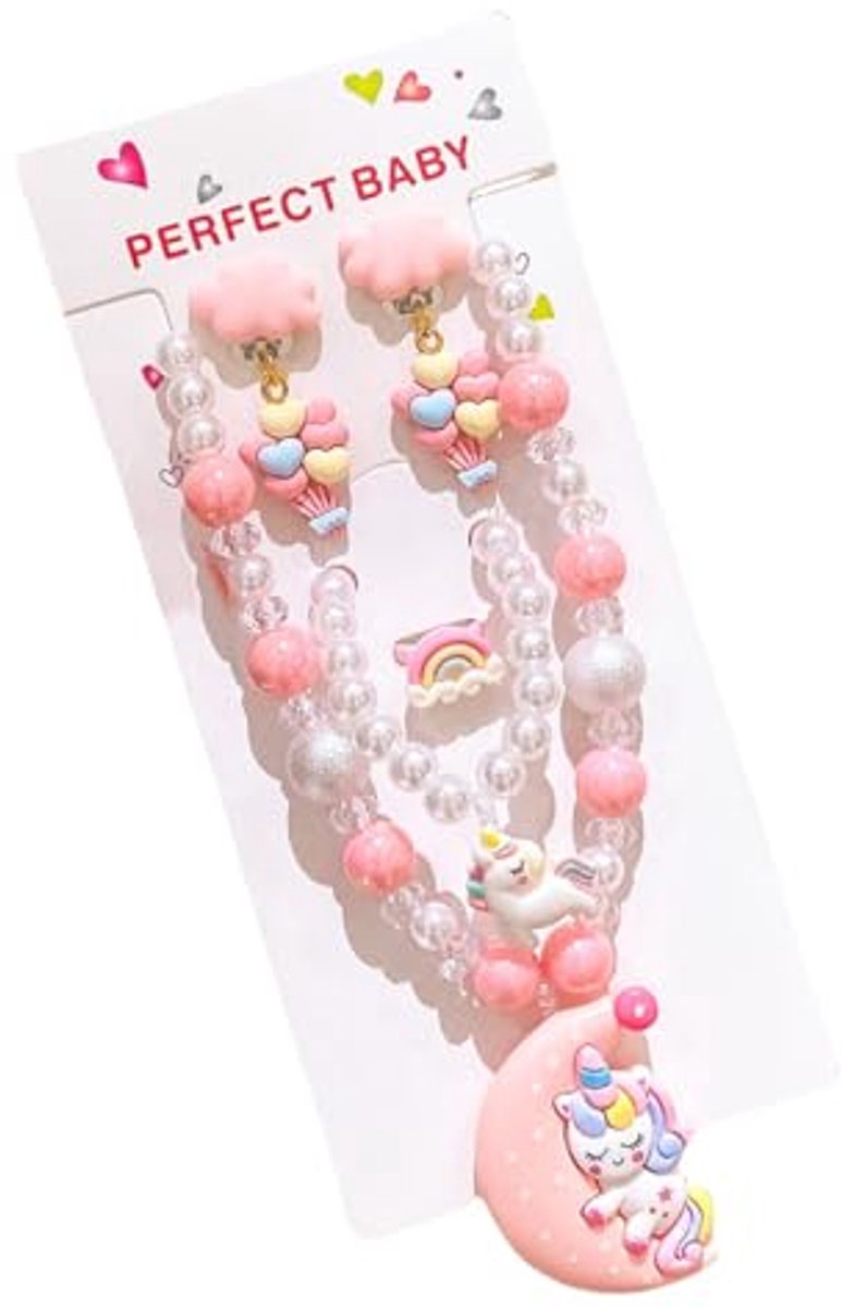 Unicorn Sieraadset voor Meisjes - Creatief Design - Verstelbare Maat