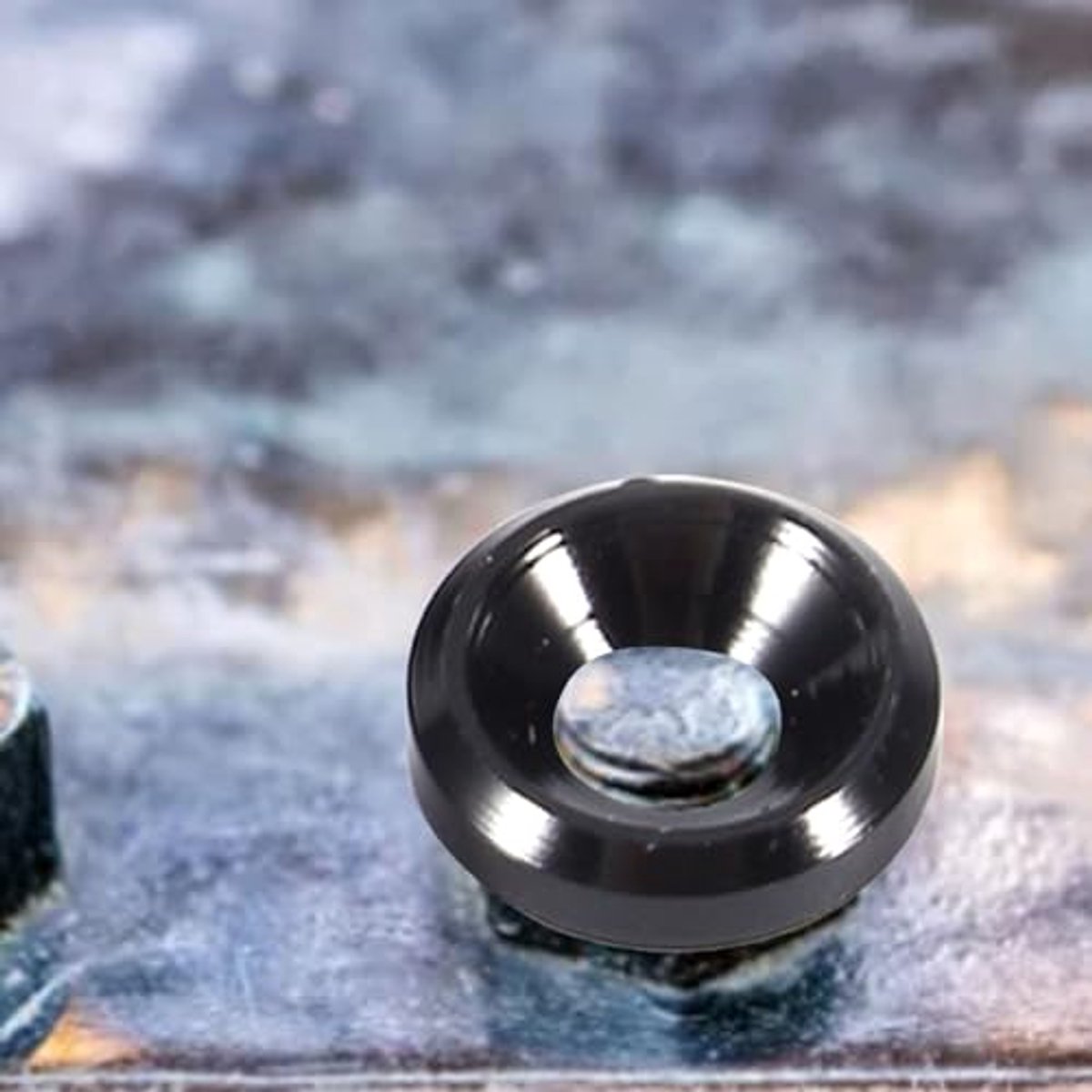 10st M3 Geanodiseerd Verzonken - M6 Aluminium Ringen - Zwart