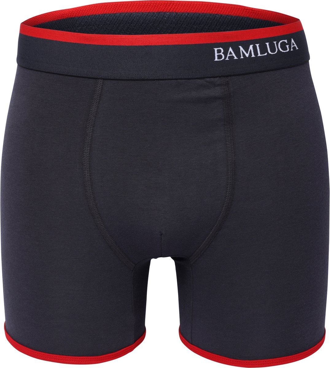 Bamboe Boxershort Slim fit Donkergrijs BAMLUGA M