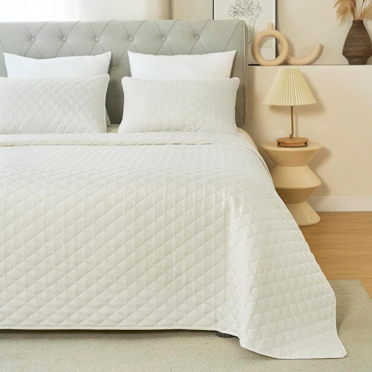 Image of 3-delige bedsprei set - hoog slaapcomfort - 1 deken + 2 kussenslopen - 200x220 cm - 50x70 cm - polyester