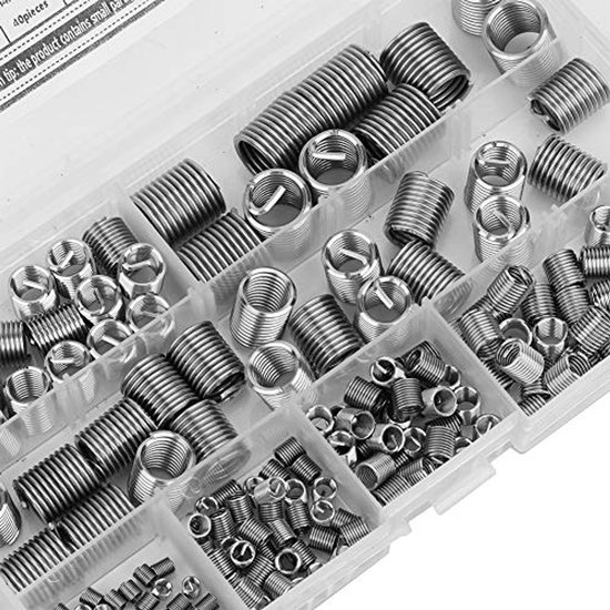 Threaded Rvs G Threaded Inserts - 200pcs 304 RVS Draadherstel Inserts - M3 M4 M5 M6 M8 ...