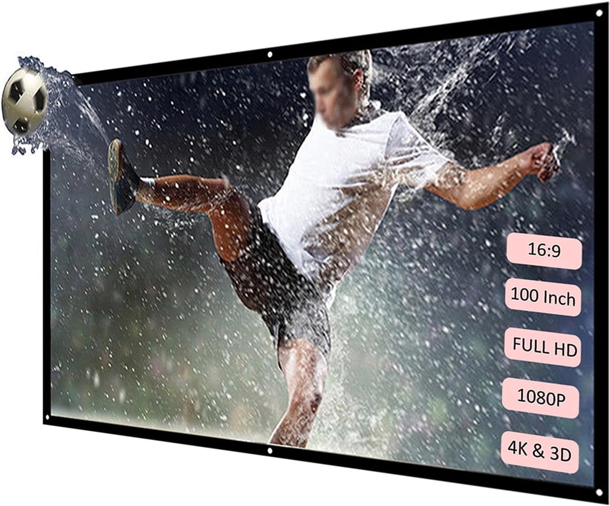 HD Projector Canvas Scherm - 120 Inch Opvouwbaar Projectie Doek voor Thuis en Buiten