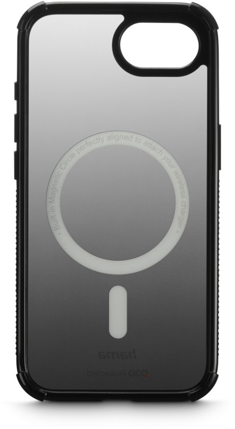 Coque Extreme Protect pour Apple iPhone 16e, magnétique, noire