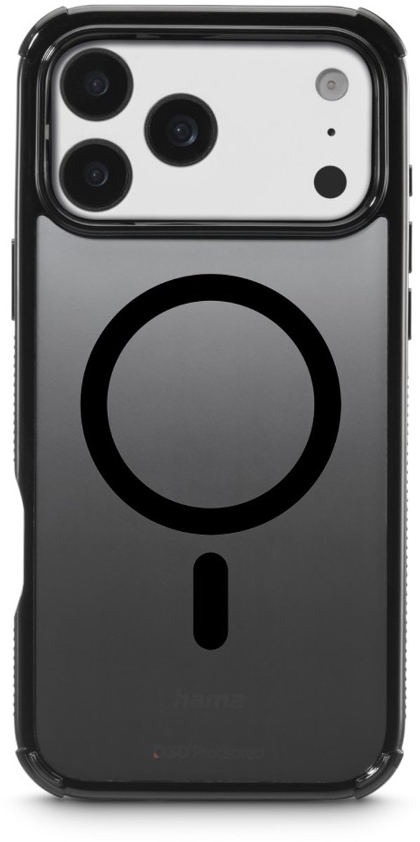 Hama hoesje geschikt voor Iphone 17 Pro Max - Extreme Protect MagCase - Zwart