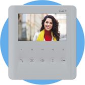 CAME PLX V - Handsfree Videofoon - 5” LCD display - 4 programmeerbare soft-touch toetsen - Intercom - Voor systemen X1 en XIP - Wit - Parlofoon