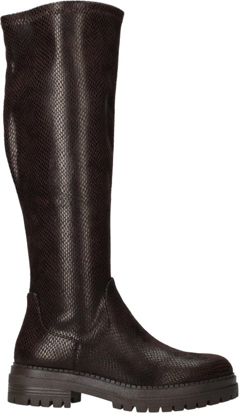 POSH by Poelman Lange laarzen - Dames - Bruin - Maat:41