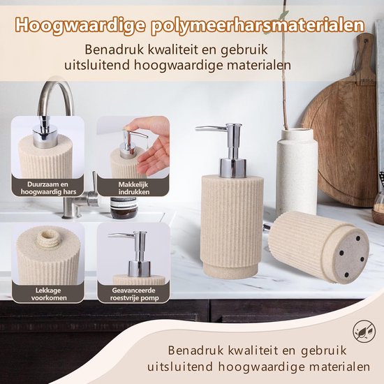 GMMH 6tlg BADSET Badezimmer ZUBEHÖR Set SEIFENSPENDER Halter WC BÜRSTE BADGARNIT GMMH 6tlg BADSET Badezimmer ZUBEHÖR Set SEIFENSPENDER Halter WC BÜRSTE BADGARNIT