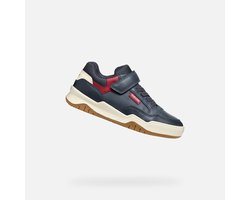 Baskets GEOX PERTH GARÇONS - BLEU MARINE/ROUGE FONCÉ - Taille 37