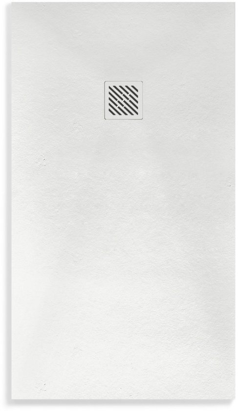 Sol de douche en pierre composite Veroni Madison 120x80x3cm Blanc