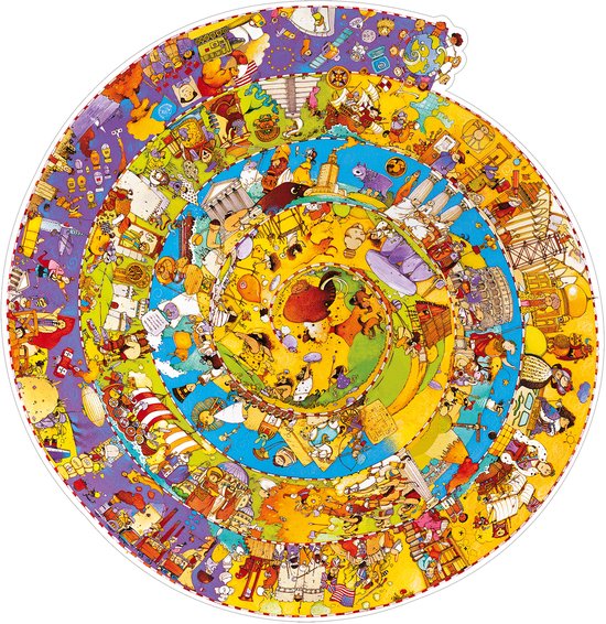 Djeco Een rondje geschiedenis - 350 stukjes