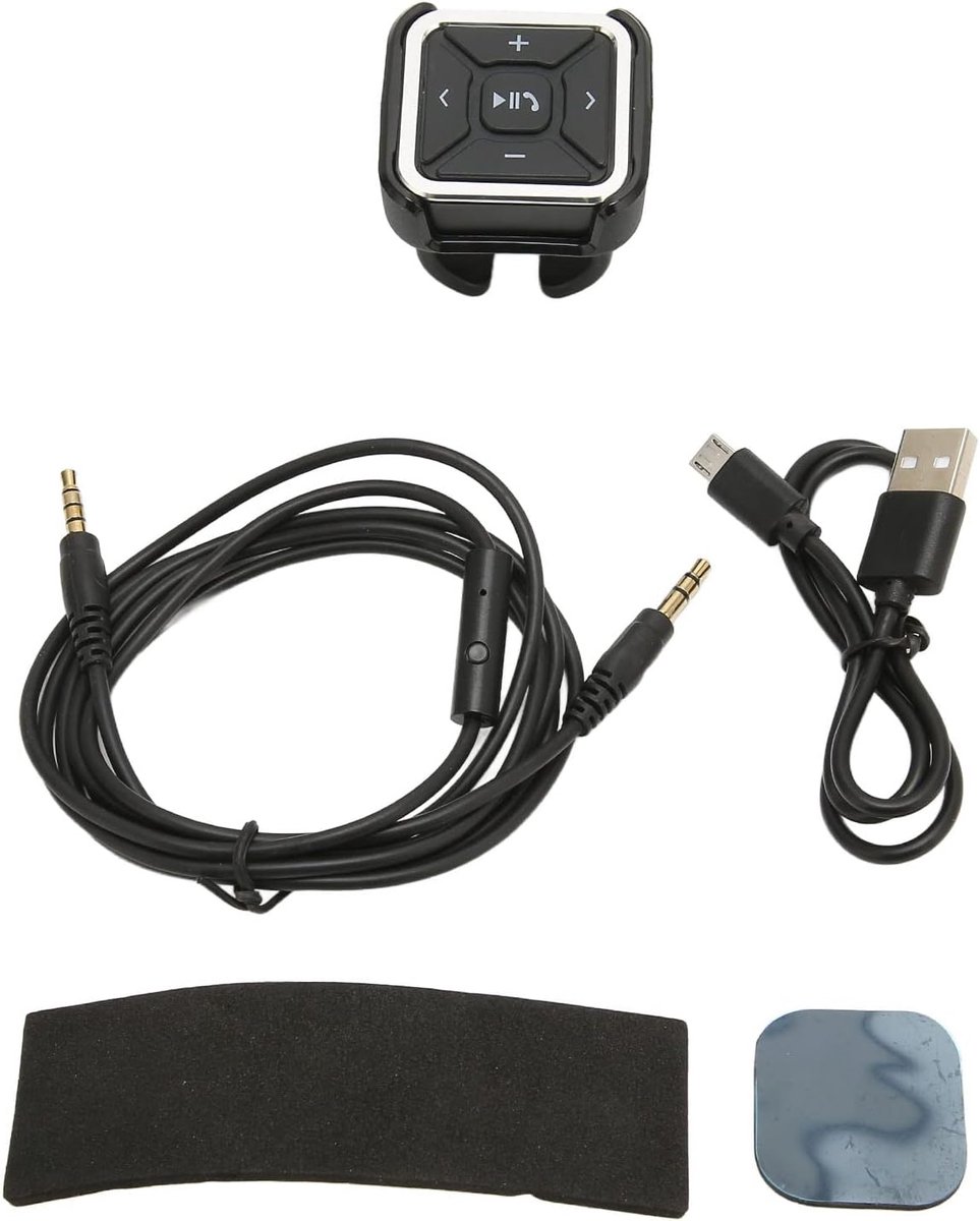 Elektronische Bluetooth Media Afstandsbediening Media Knop Waterdicht voor Motorfiets Fiets Stuurwiel