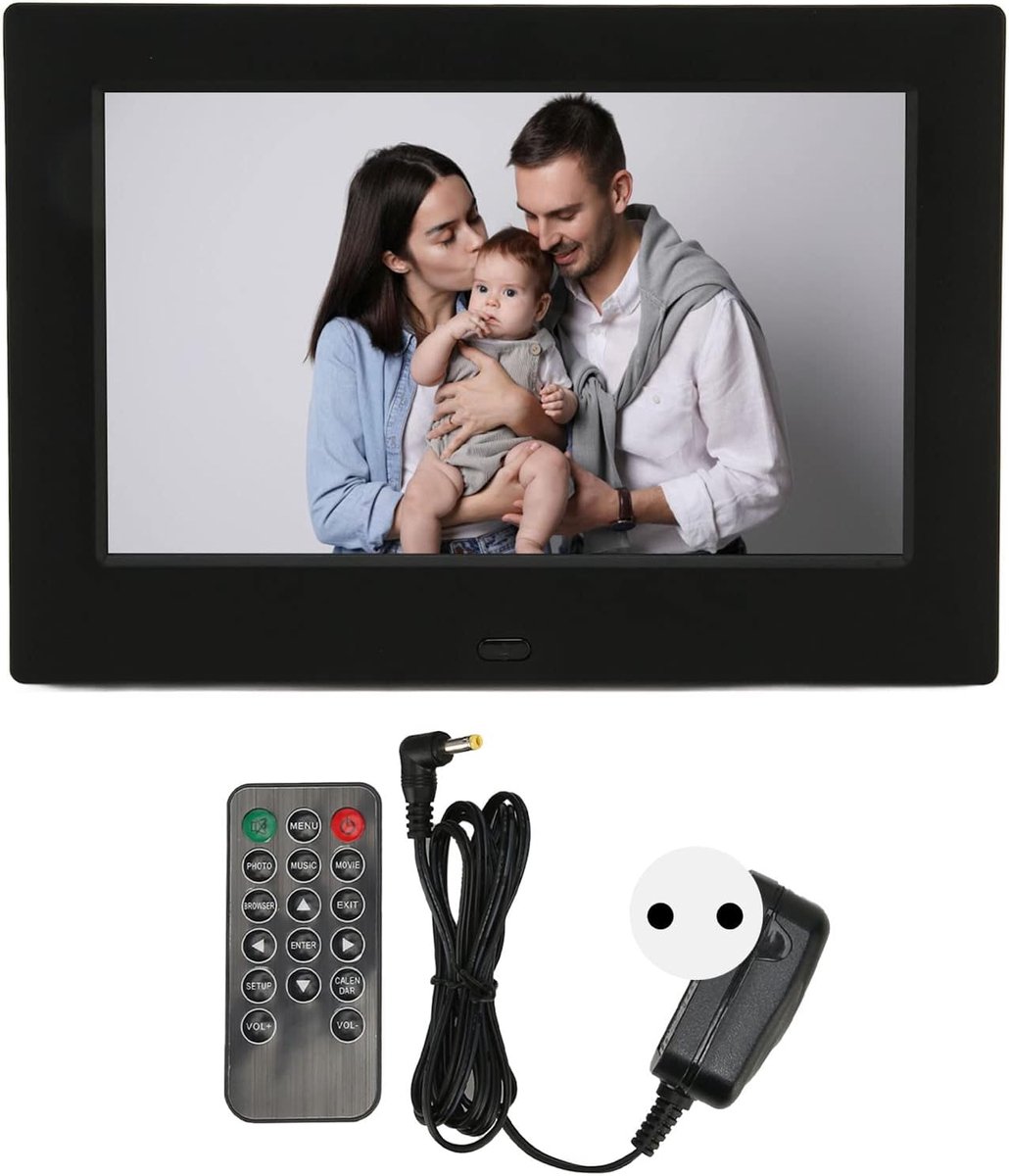 Digitale Fotolijst 7 Inch met HD Scherm en Multifunctionele Functies